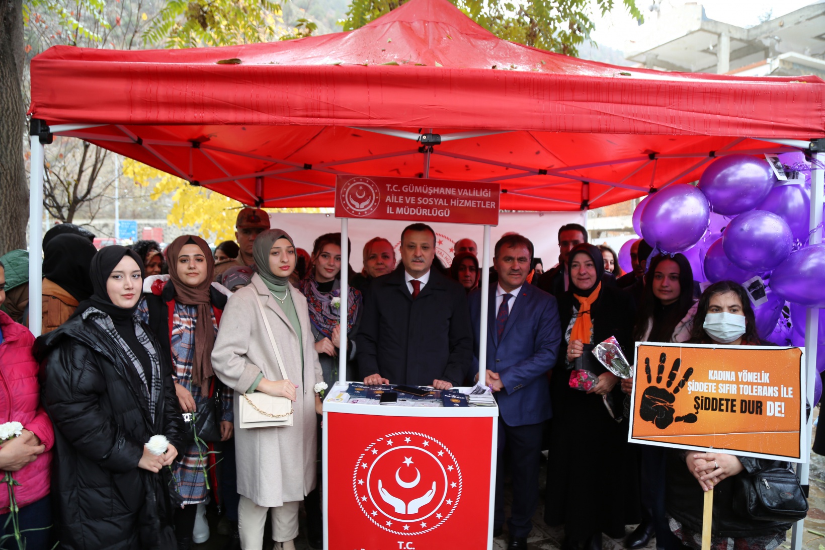 Gümüşhane’de Kadına Yönelik Şiddete Karşı Uluslararası Mücadele Günü yürüyüşü 5