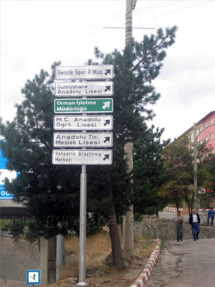 Şehir İçine Yeni Yön Levhaları Dikildi 6