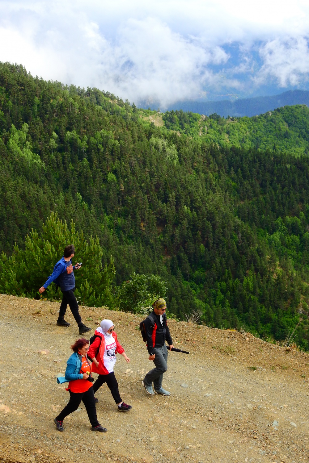 Gümüşhaneli dağcılar Kadırga Yaylasına çıkarma yaptı 14
