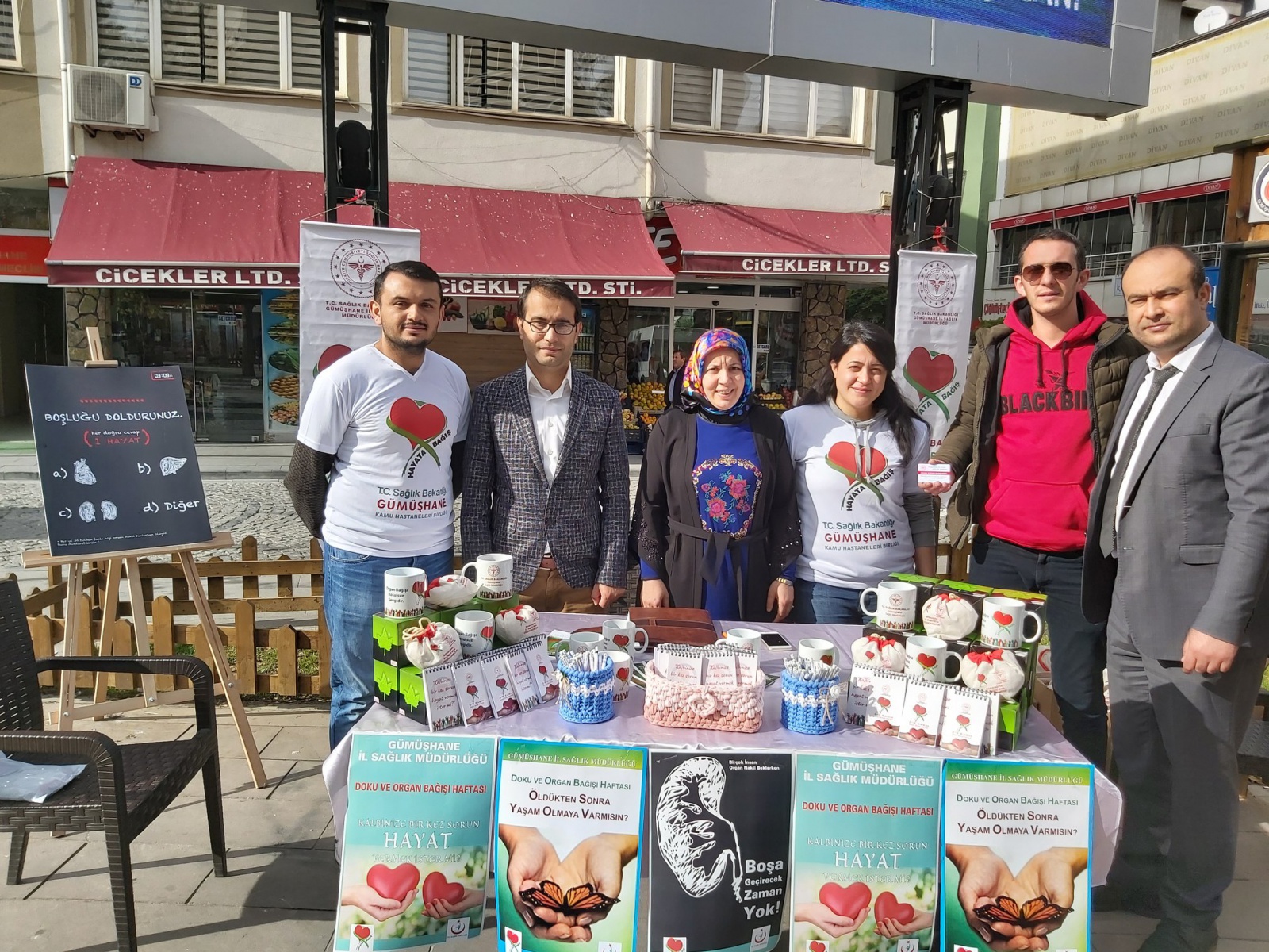 Gümüşhane Devlet Hastanesi organ bağışı standı açtı 6