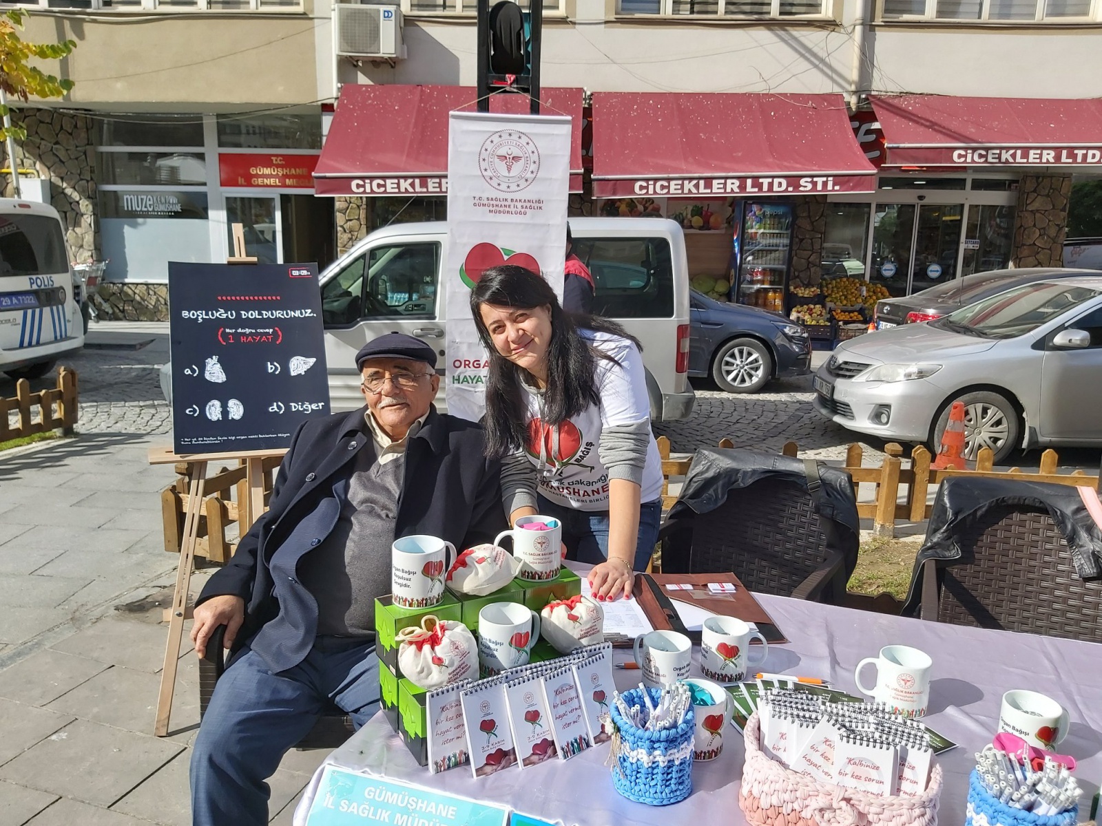 Gümüşhane Devlet Hastanesi organ bağışı standı açtı 3
