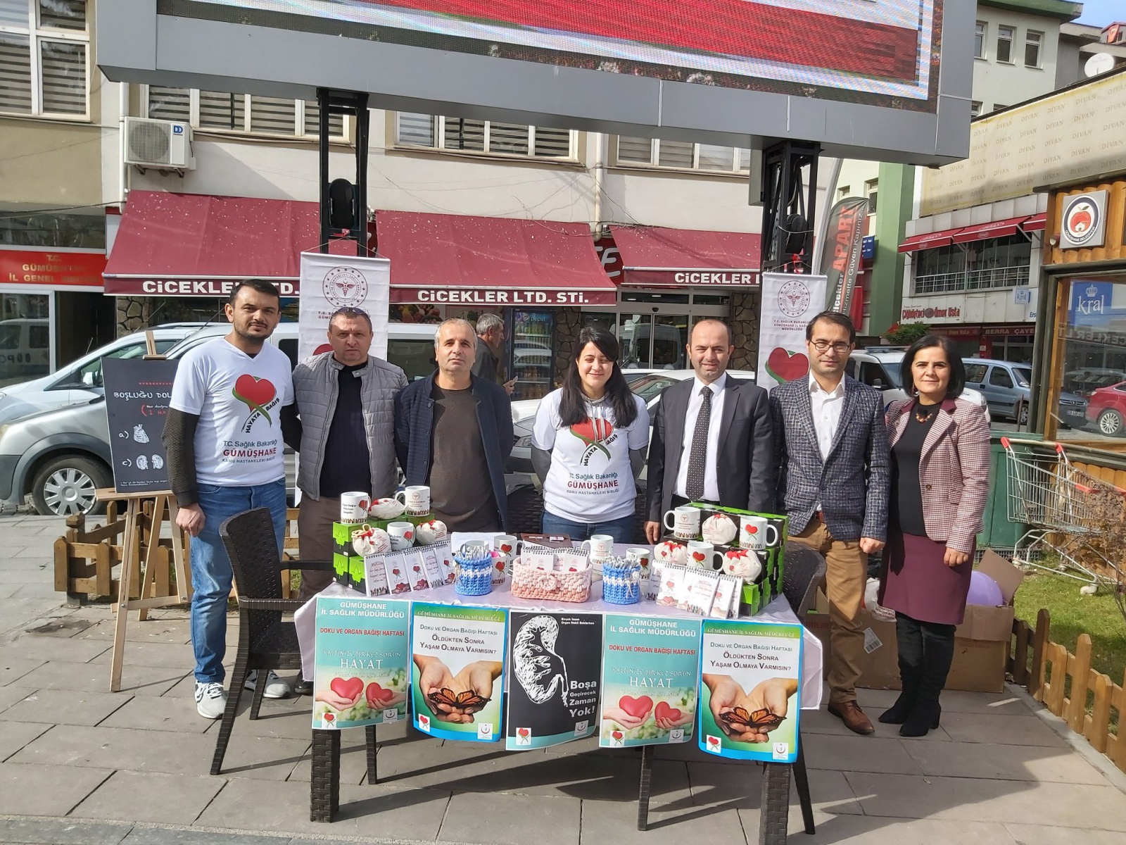 Gümüşhane Devlet Hastanesi organ bağışı standı açtı 2