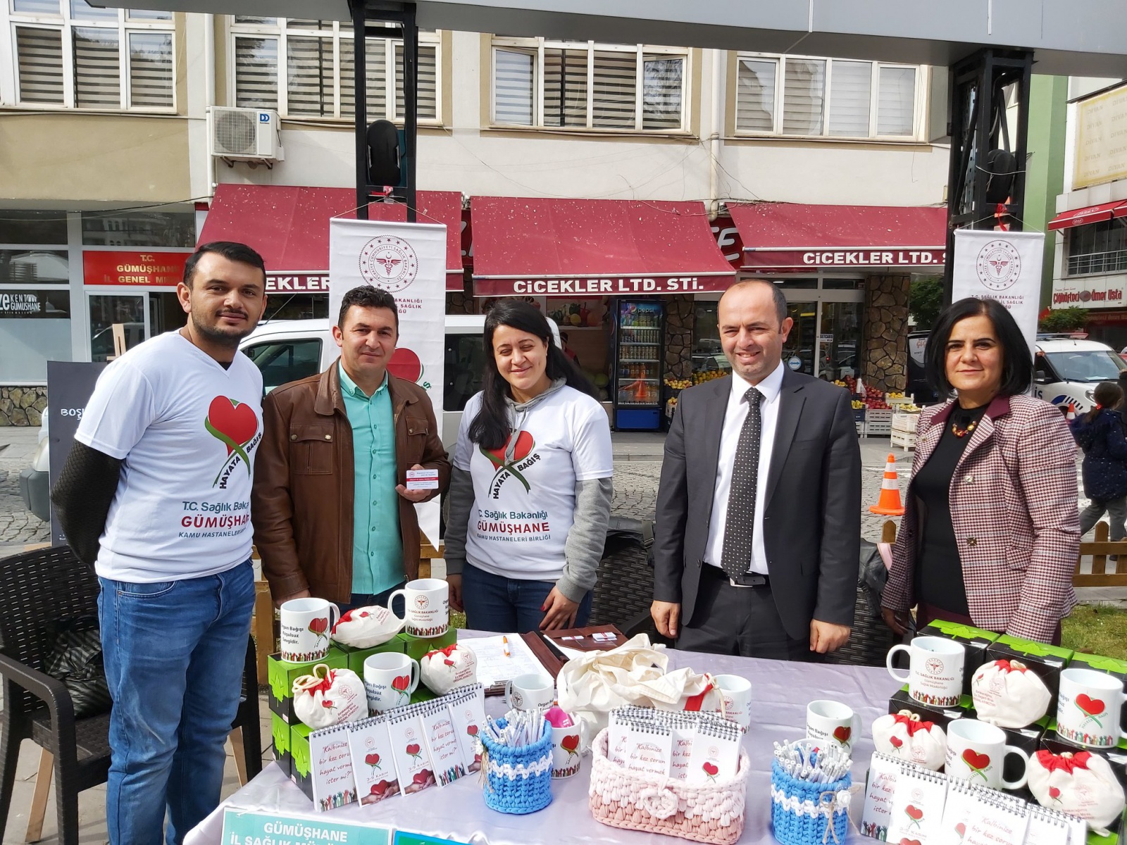 Gümüşhane Devlet Hastanesi organ bağışı standı açtı 4