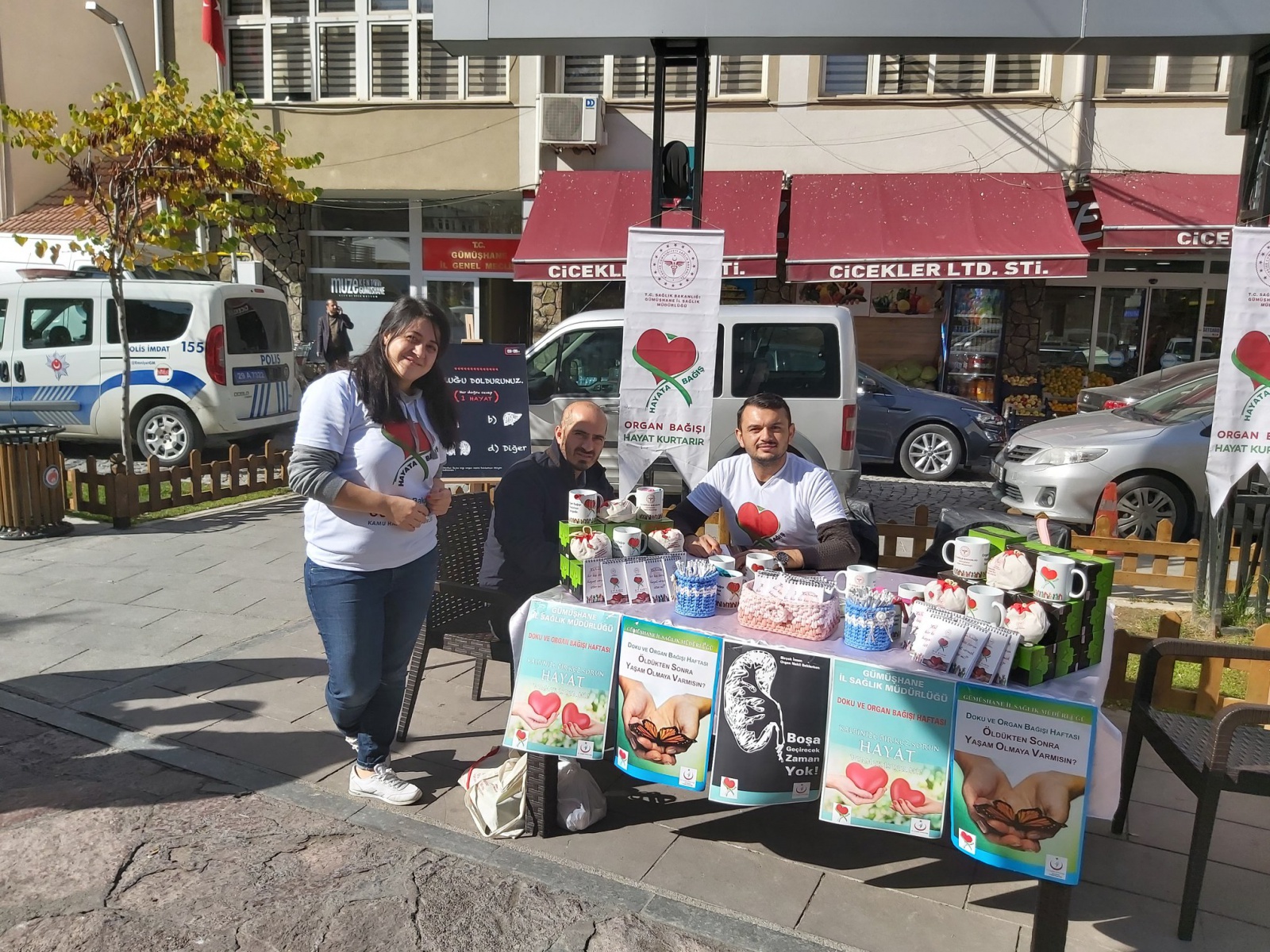 Gümüşhane Devlet Hastanesi organ bağışı standı açtı 8