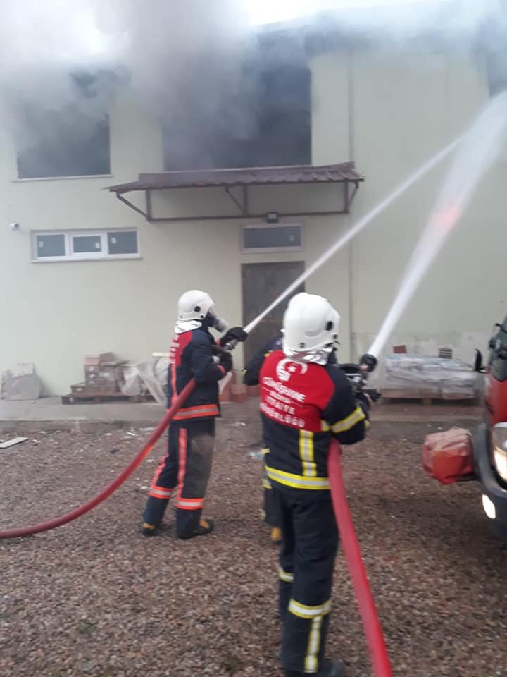 Organize Sanayi’de yangın 17