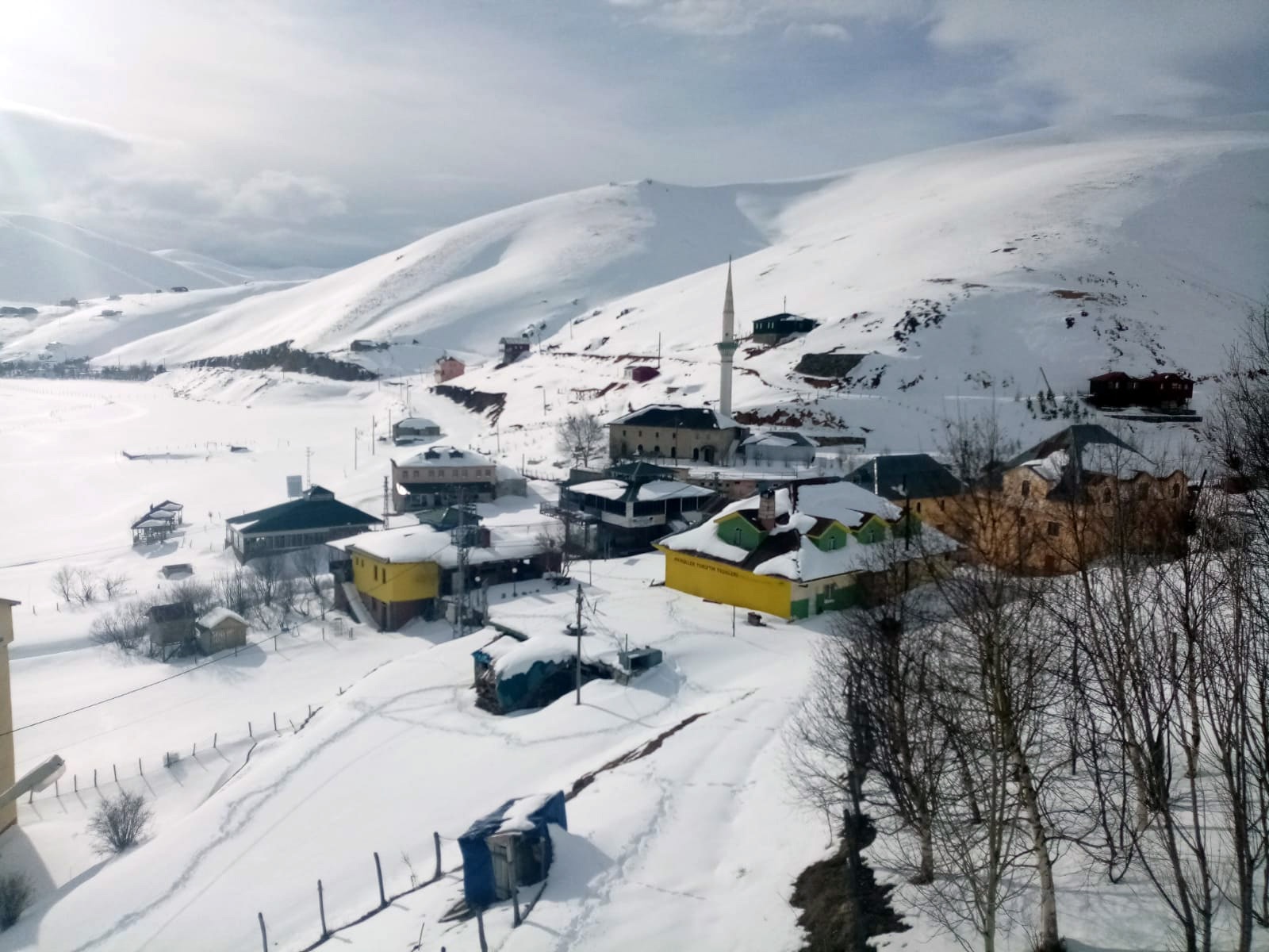 Taşköprü yaylasında kış güzelliği 4