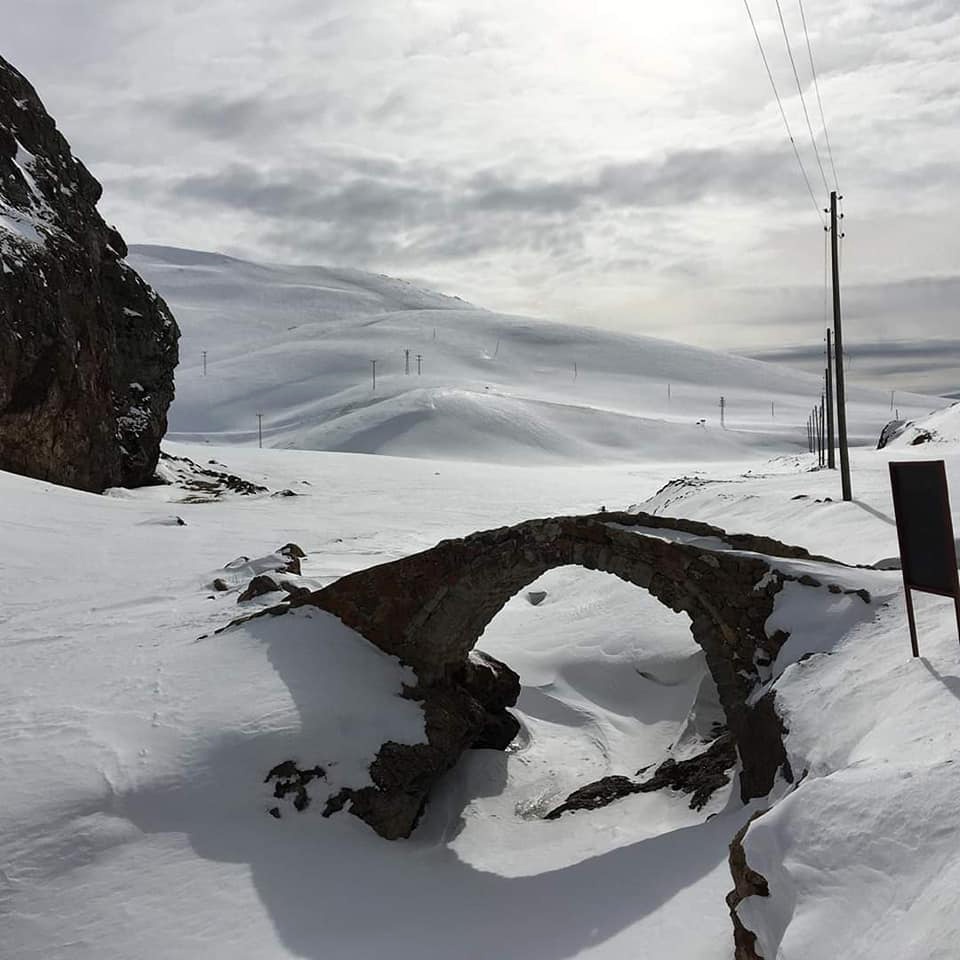 Taşköprü yaylasında kış güzelliği 2