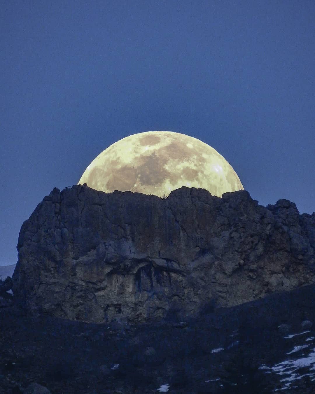 Gümüşhane'den muhteşem dolunay fotoğrafları 1