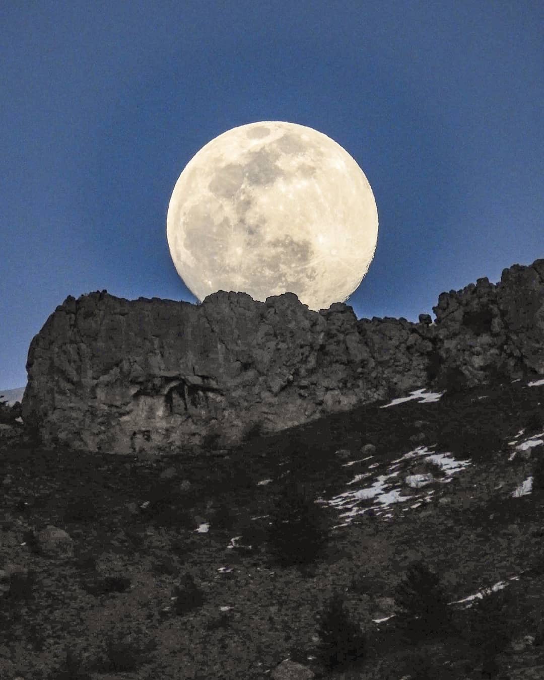 Gümüşhane'den muhteşem dolunay fotoğrafları 2