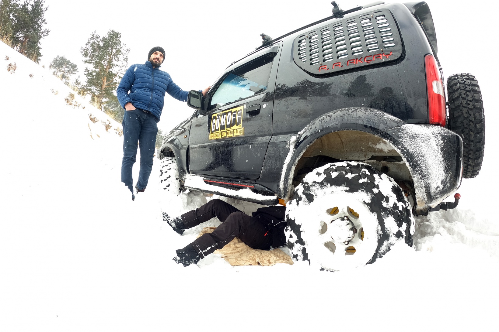 Zorlu yolları bu kez yaban hayvanları için aştılar 3