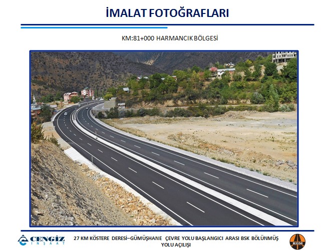 Milletvekili Aydın: Gümüşhane Karayollarında Altın Çağını Yaşıyor 9