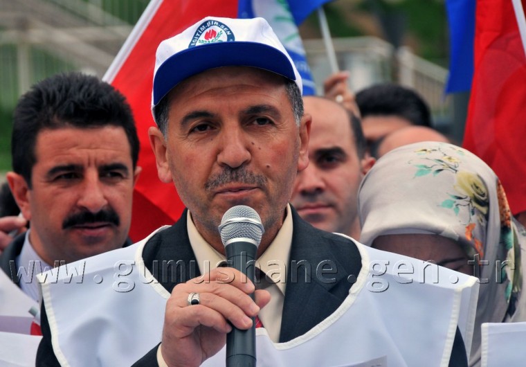 Gümüşhane'de Memurlar Bordro Yaktı 1