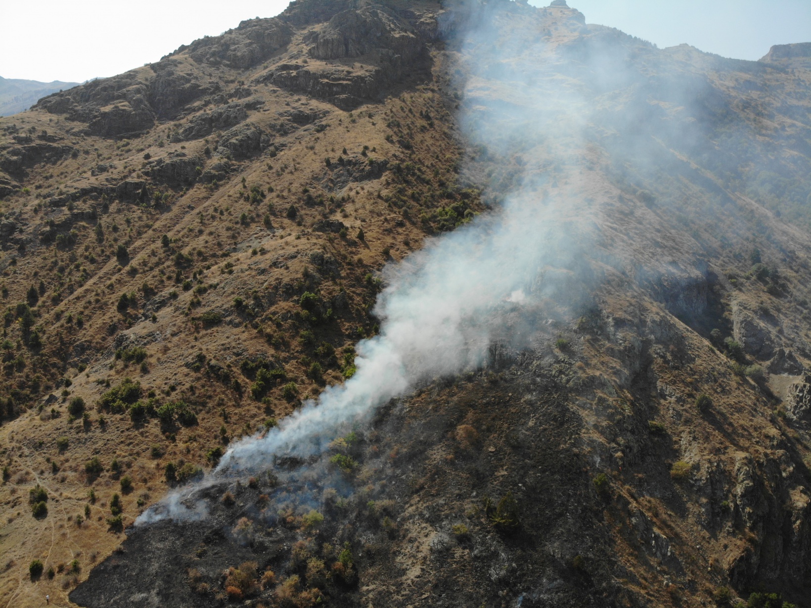 Gümüşhane’de örtü yangını: 2 hektarlık alan küle döndü  15