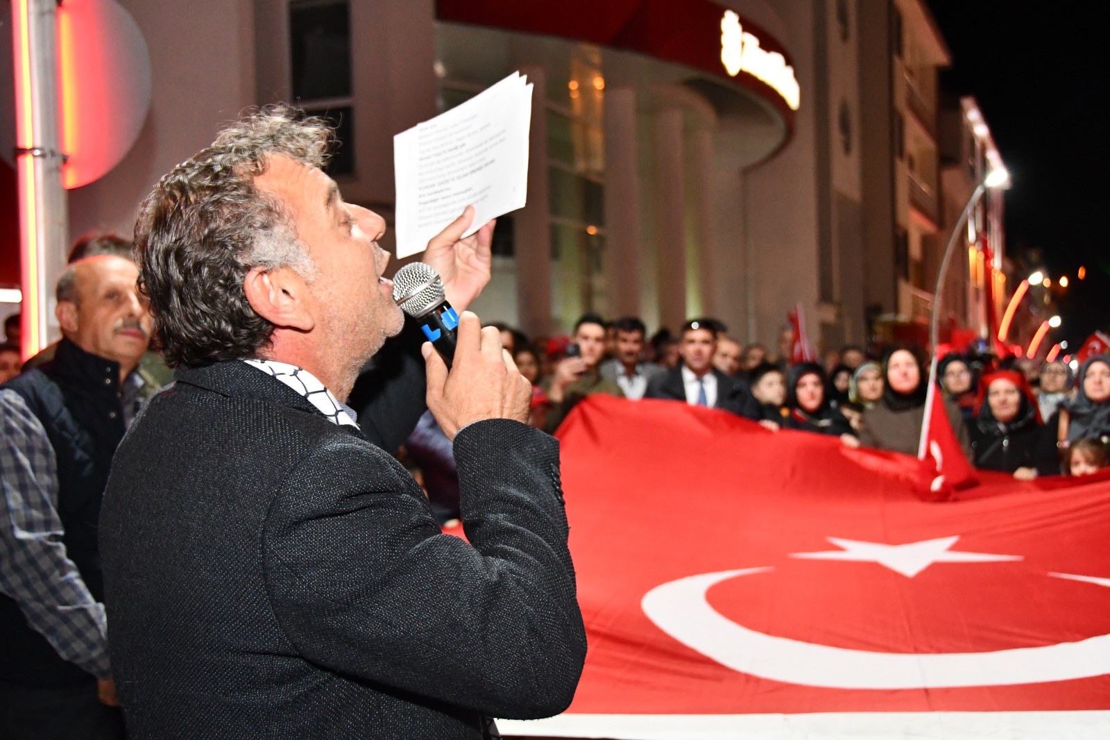 Gümüşhane’de bin kişi Filistin için yürüdü 4