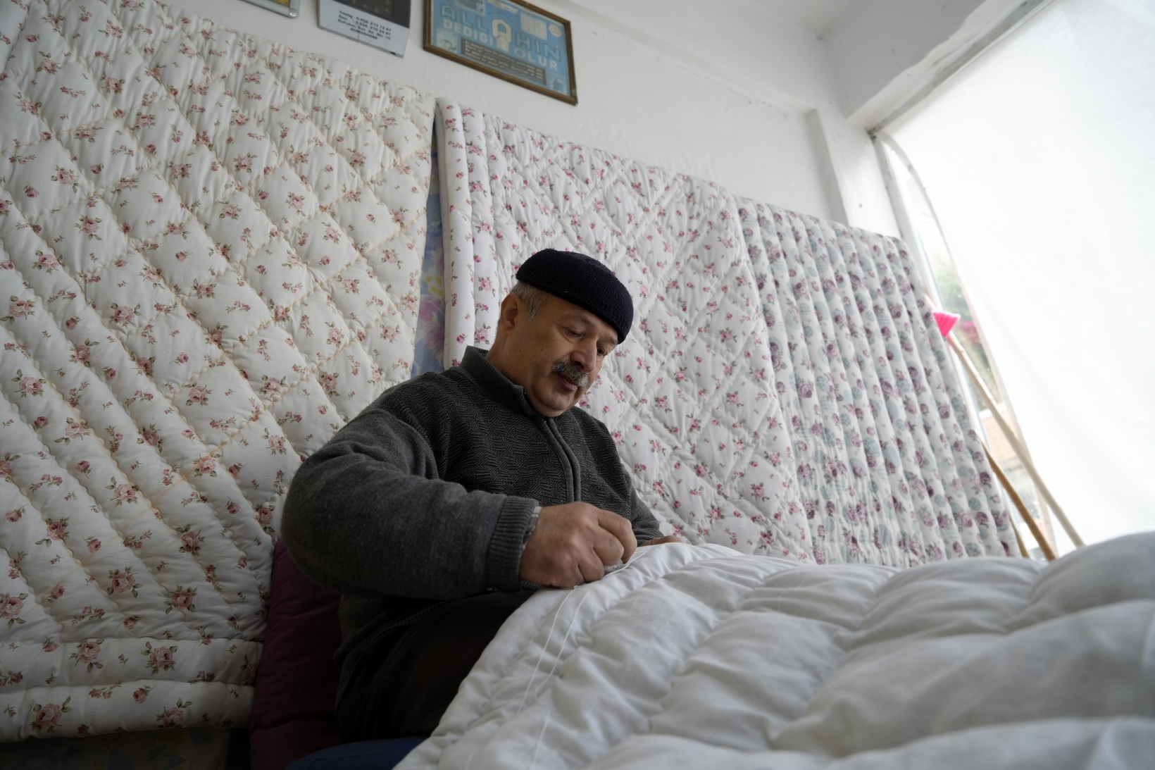 52 yıldır yorgancılık yapıyor 1