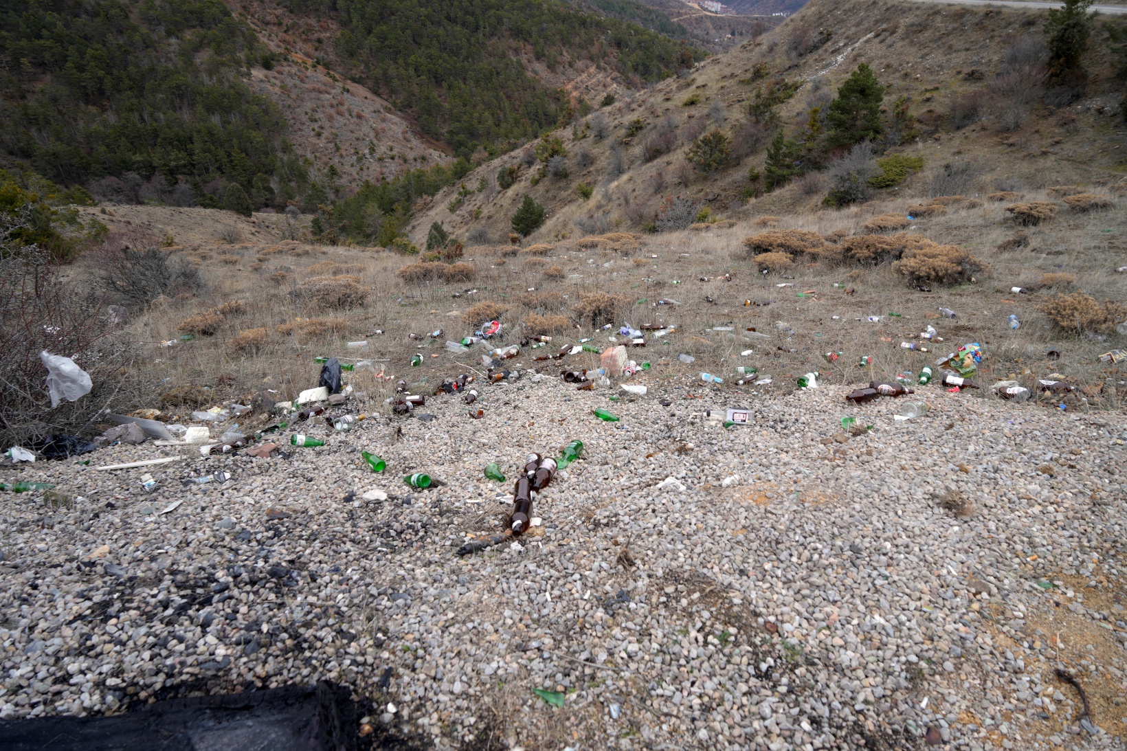 Gümüşhane’de ormanı çöplüğe döndürdüler 7