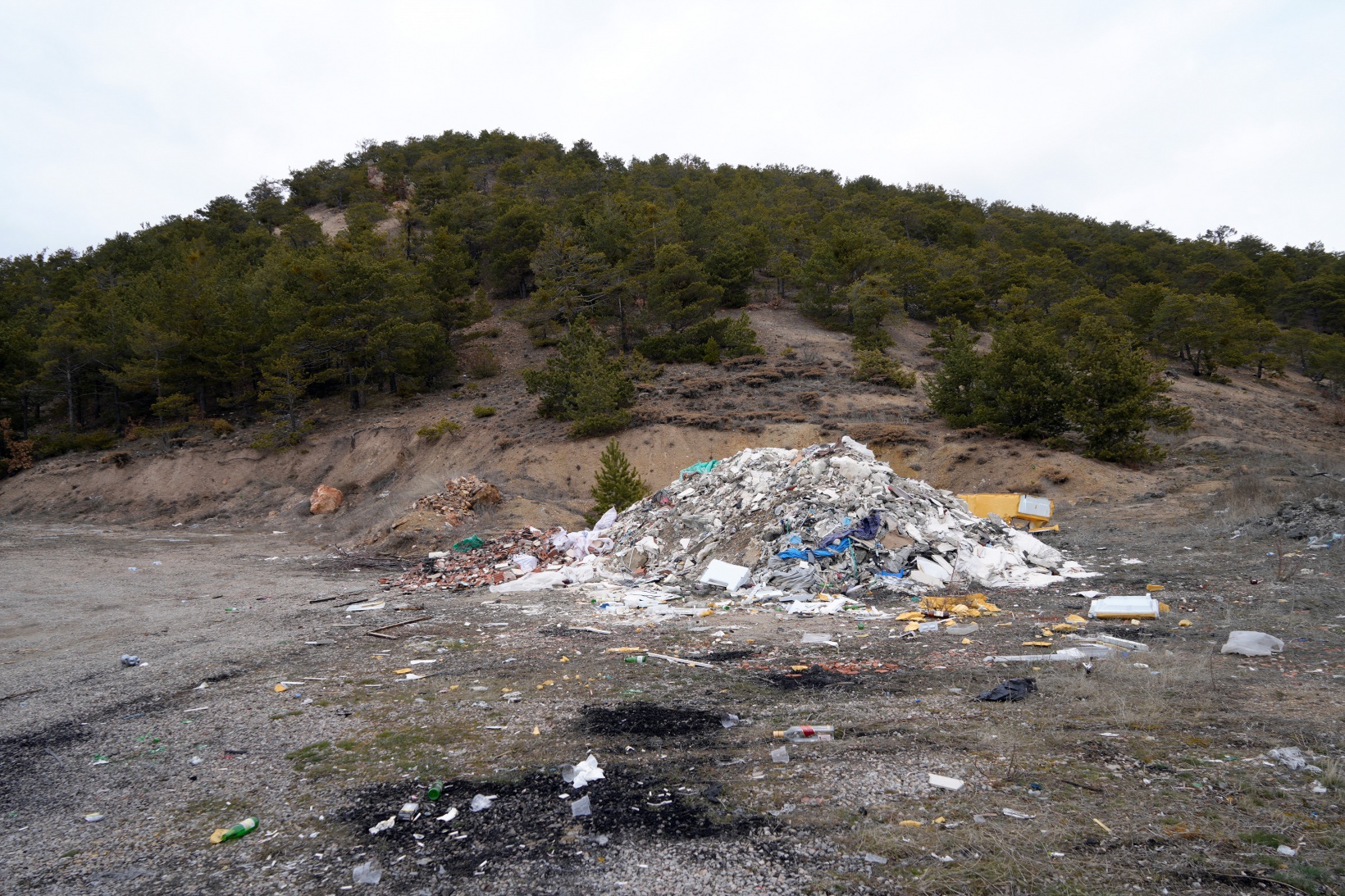 Gümüşhane’de ormanı çöplüğe döndürdüler 5