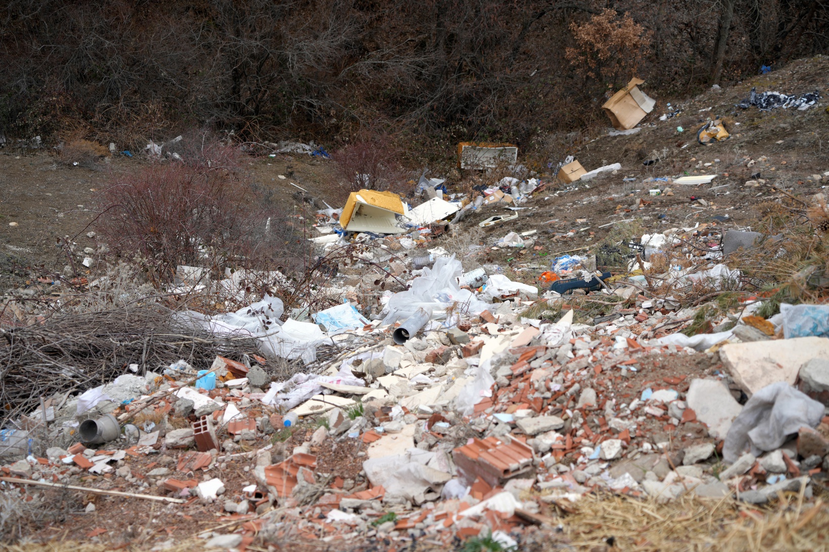 Gümüşhane’de ormanı çöplüğe döndürdüler 3