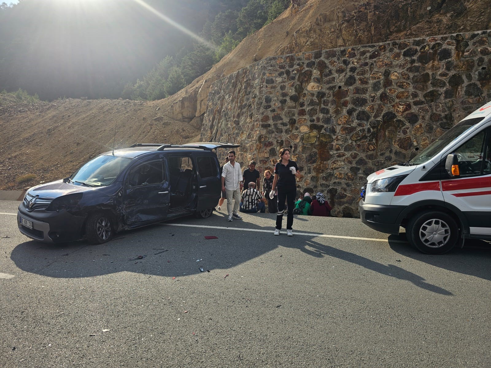 Gümüşhane’de feci kaza: 1 ölü, 9 yaralı 2