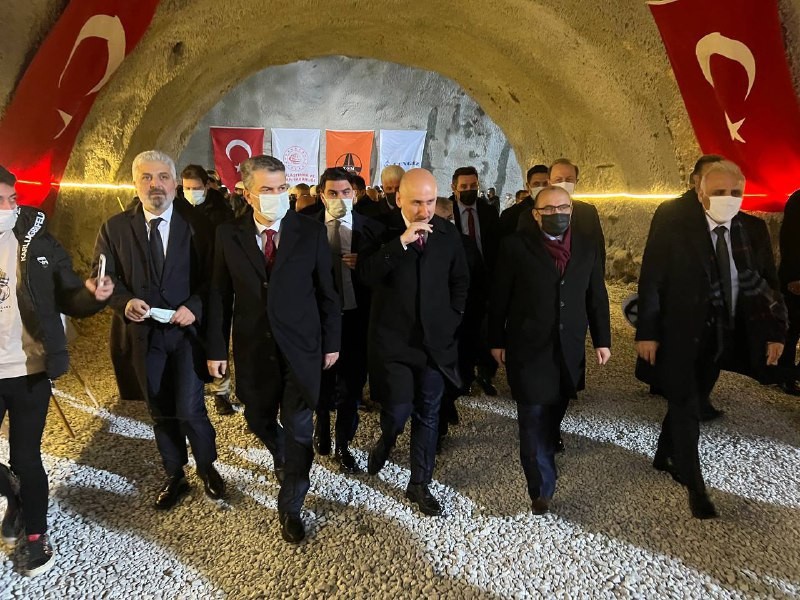 Zigana tünelinde ışık görme töreni düzenlendi 16