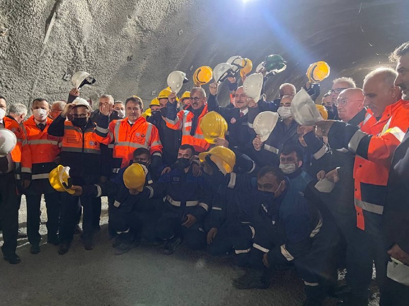 Zigana tünelinde ışık görme töreni düzenlendi 10