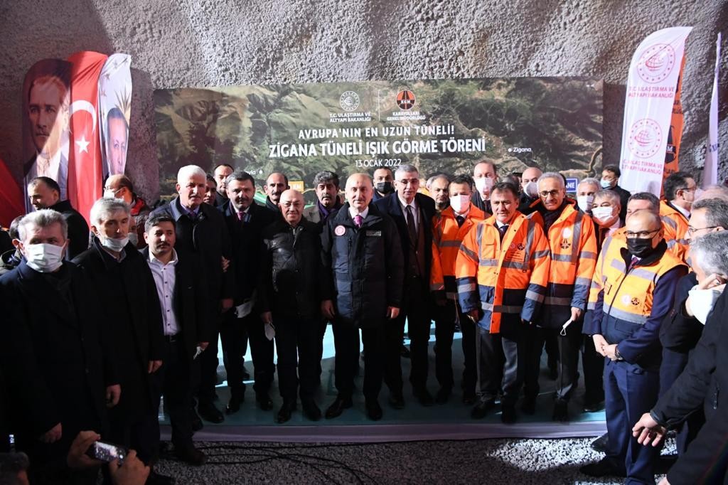 Zigana tünelinde ışık görme töreni düzenlendi 6