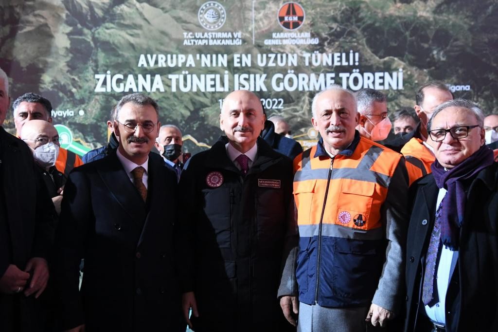Zigana tünelinde ışık görme töreni düzenlendi 4