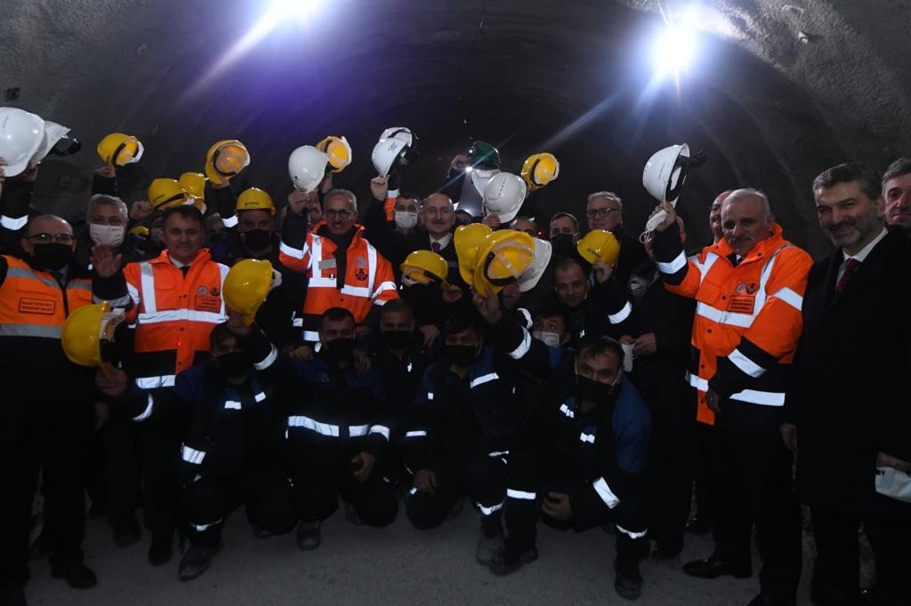 Zigana tünelinde ışık görme töreni düzenlendi 12