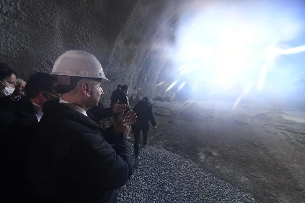 Zigana tünelinde ışık görme töreni düzenlendi 11