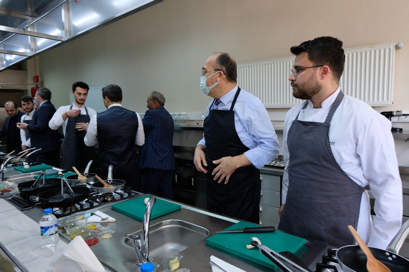 Gümüşhane protokolü mutfakta 1