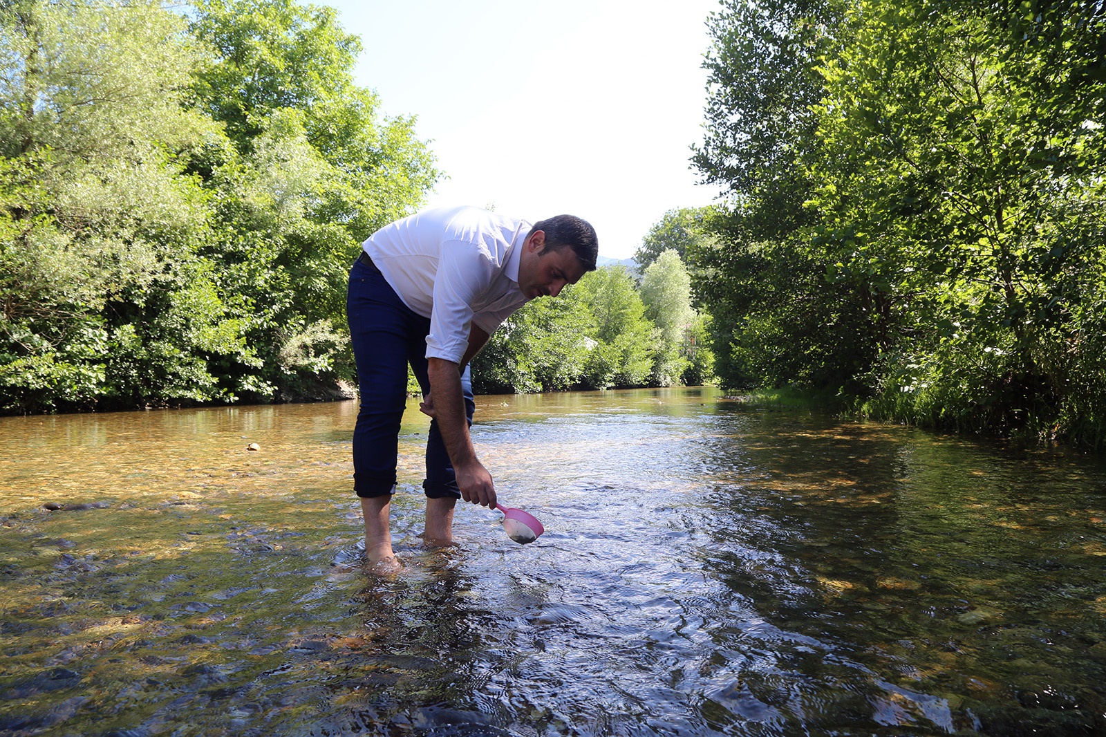 Torul’da derelere alabalık, doğaya keklik bırakıldı 7