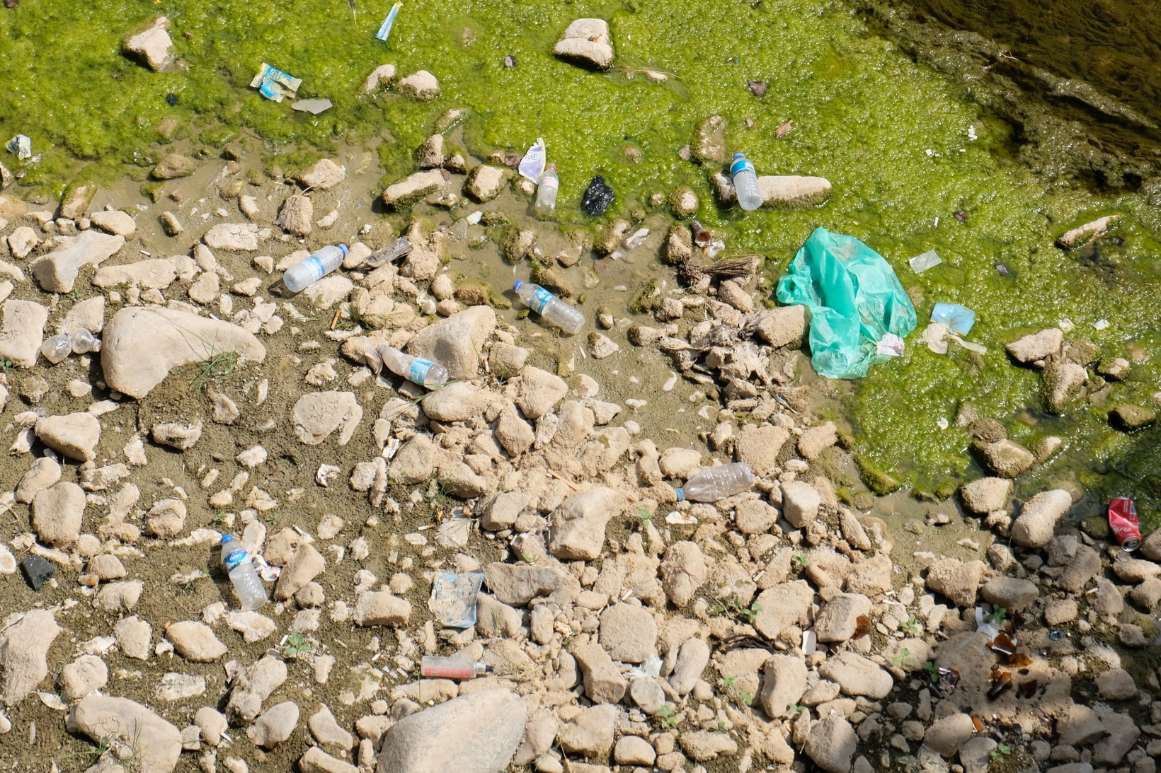 Suları çekilince Harşit Çayı çöplüğe döndü 19