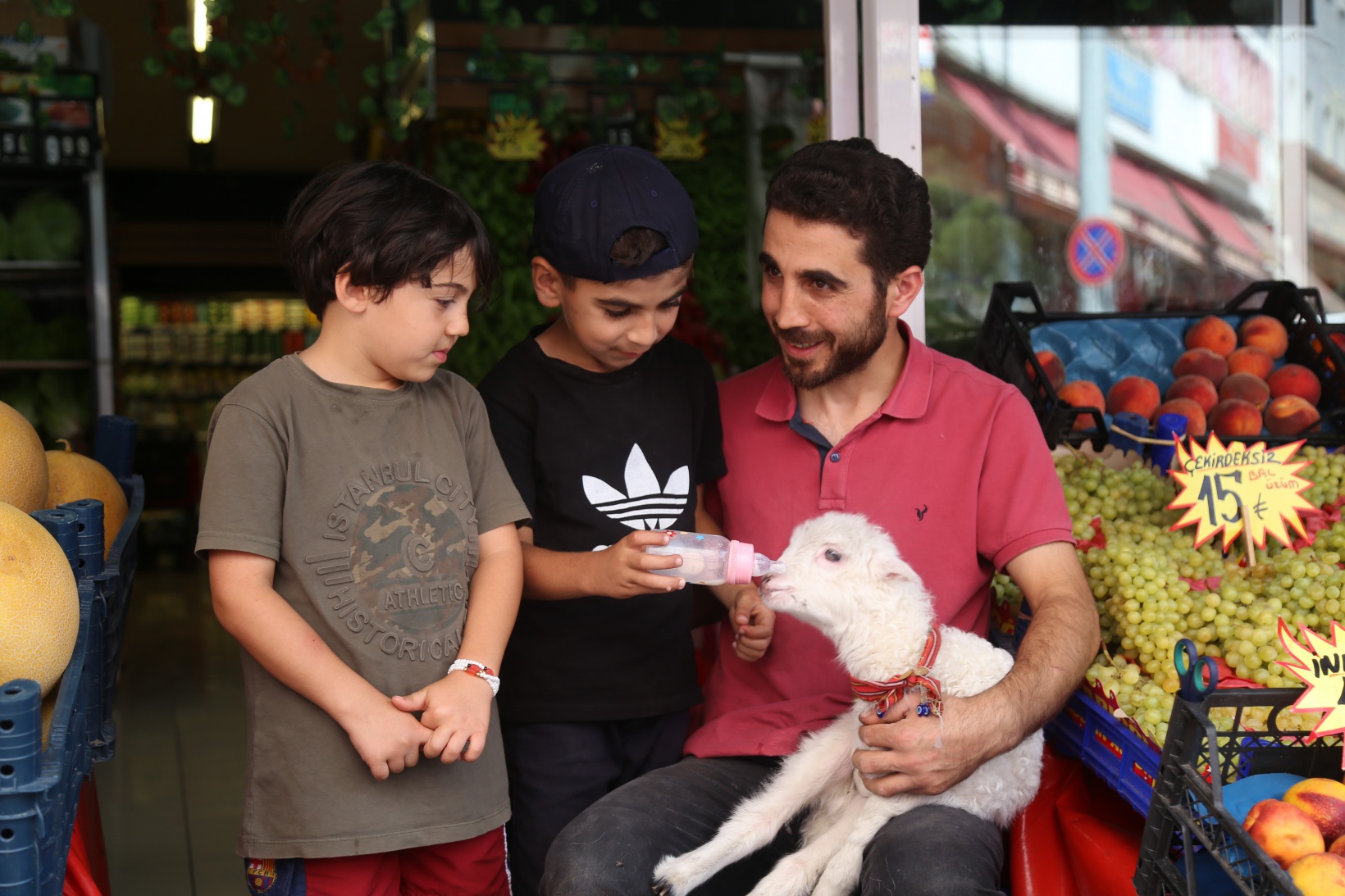 Bir çift ayakkabıyla takas ettiği kuzu yanından ayrılmıyor 9