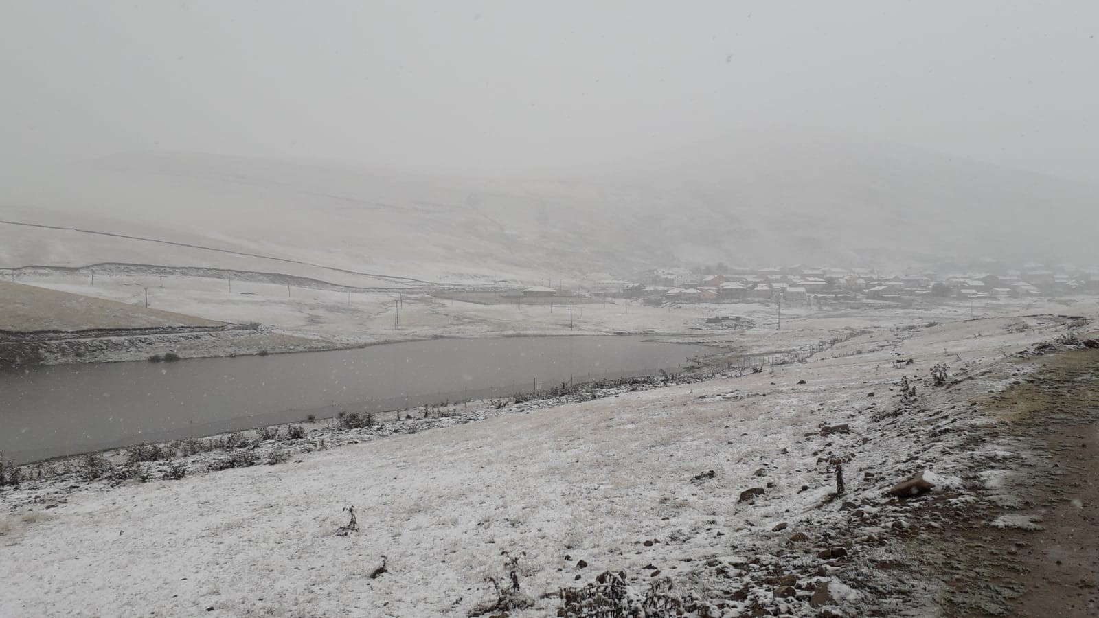 Gümüşhane'nin yüksekleri beyaza büründü 6