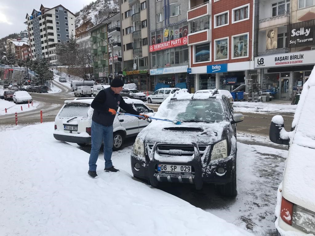 Gümüşhane kent merkezine yılın ilk karı Şubat’ta düştü  9