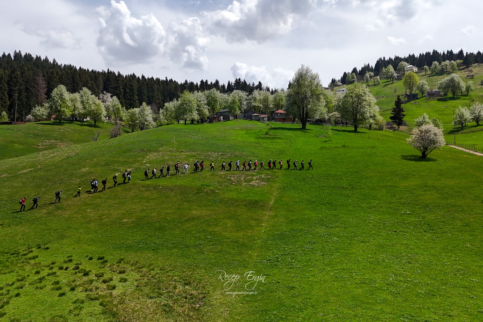 Gümüşhane'de mavi sümbüller arasında doğa yürüyüşü 19