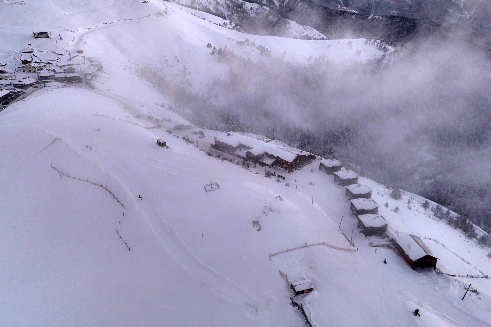 Zigana’da kar kalınlığı 1 metreye yaklaştı 8