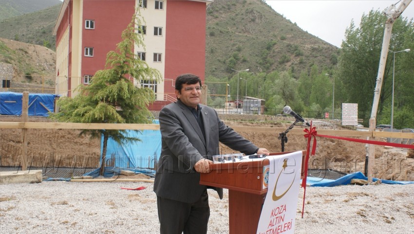 Koza'nın 400 Kişilik Yurdunun Temeli Atıldı 6