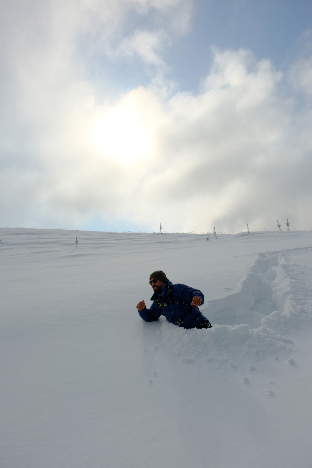 Gümüşhane'nin zirvelerinde kutupları aratmayan yürüyüş 64