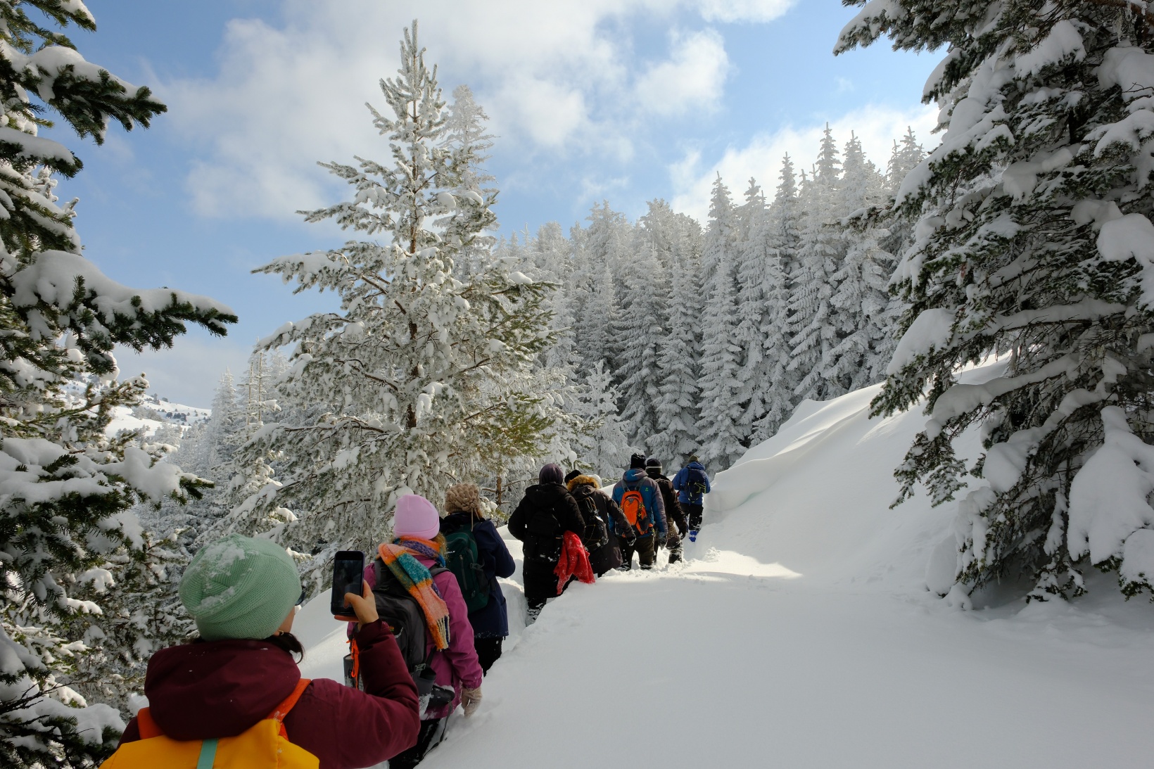 Gümüşhane'nin zirvelerinde kutupları aratmayan yürüyüş 34
