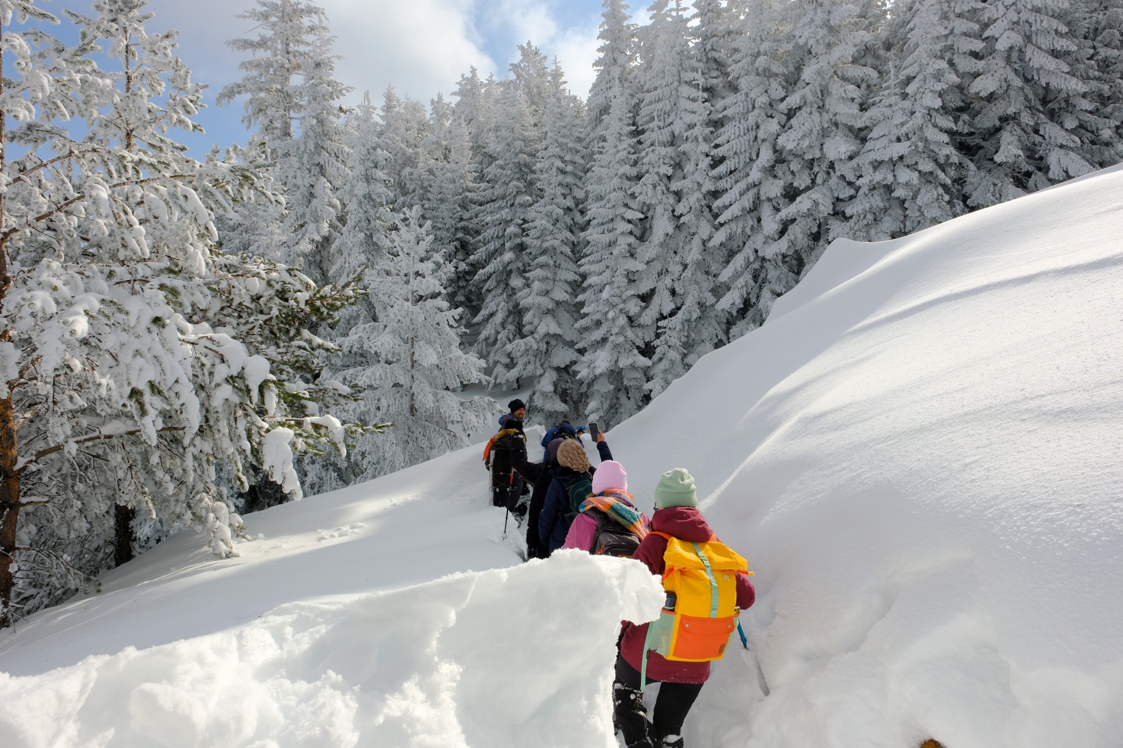 Gümüşhane'nin zirvelerinde kutupları aratmayan yürüyüş 47