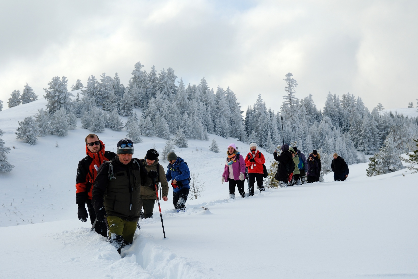 Gümüşhane'nin zirvelerinde kutupları aratmayan yürüyüş 7