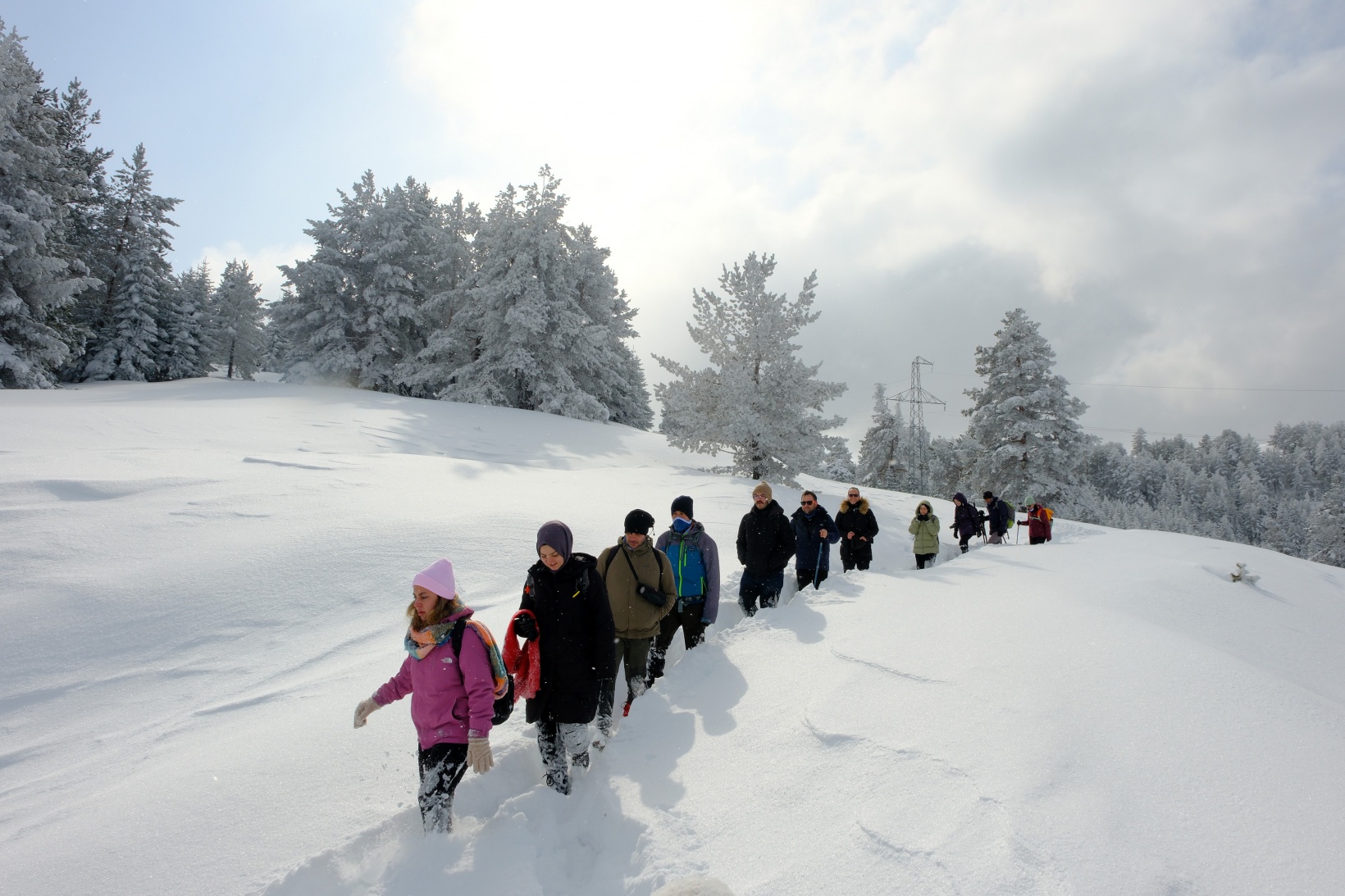 Gümüşhane'nin zirvelerinde kutupları aratmayan yürüyüş 18