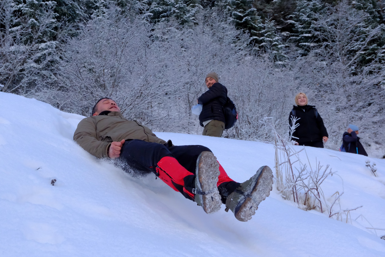 Gümüşhaneli dağcılardan Kalis yaylasına unutulmaz kış yürüyüşü 60
