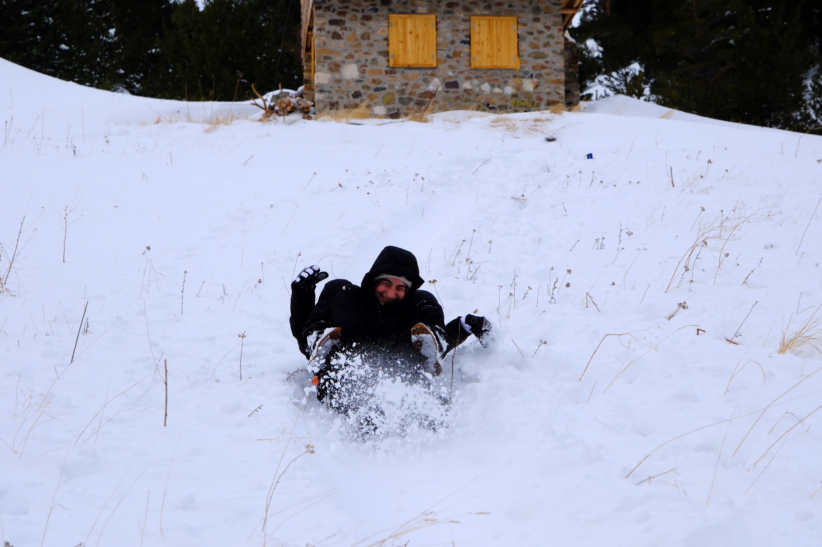 Gümüşhaneli dağcılardan Kalis yaylasına unutulmaz kış yürüyüşü 50