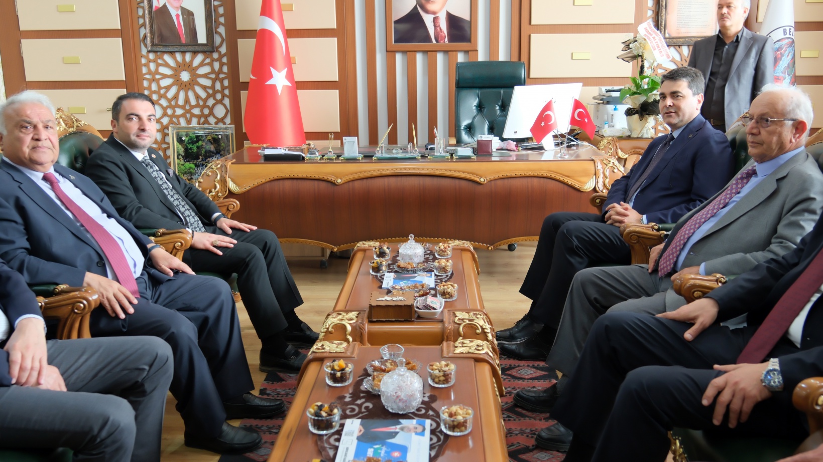 DP Genel Başkanı Uysal'dan Başkan Kara'ya hayırlı olsun ziyareti 15