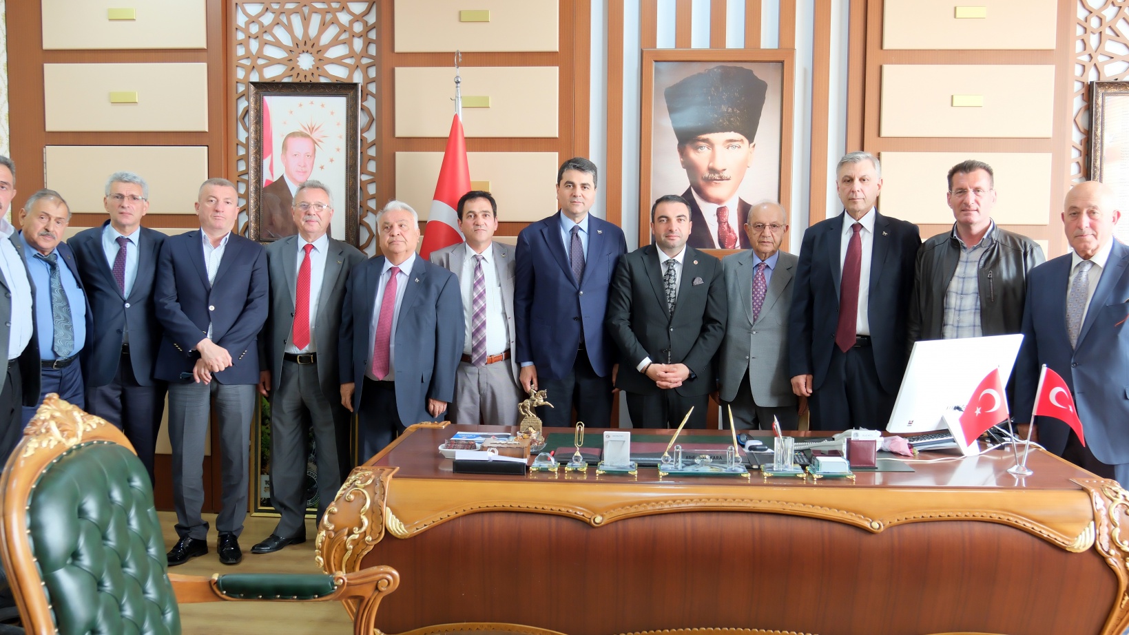 DP Genel Başkanı Uysal'dan Başkan Kara'ya hayırlı olsun ziyareti 29