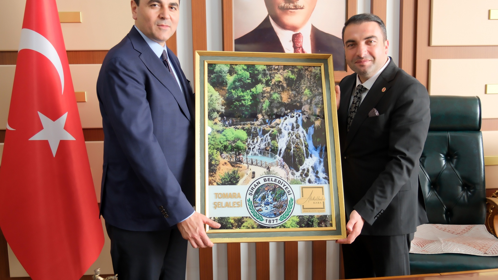 DP Genel Başkanı Uysal'dan Başkan Kara'ya hayırlı olsun ziyareti 26