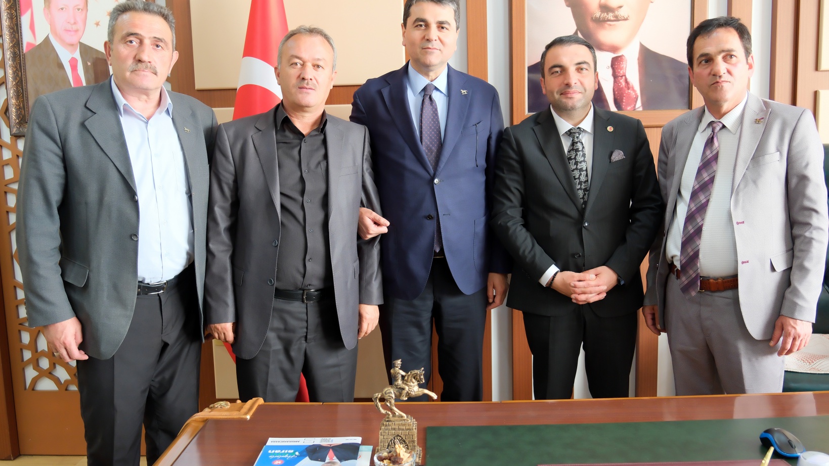 DP Genel Başkanı Uysal'dan Başkan Kara'ya hayırlı olsun ziyareti 21