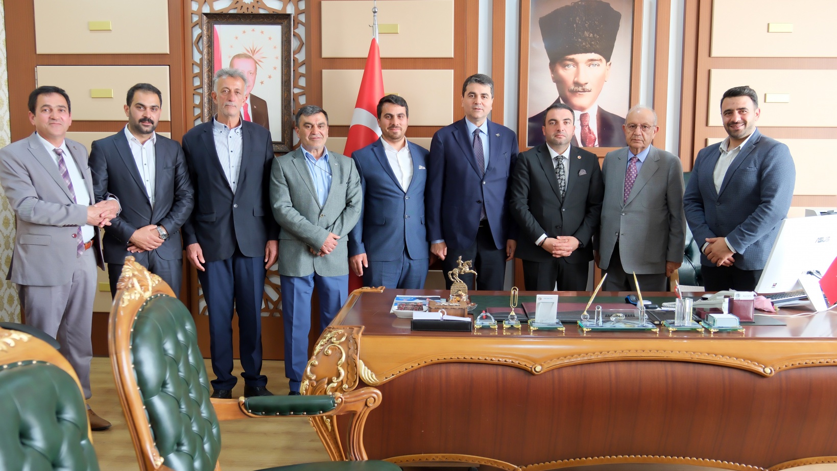 DP Genel Başkanı Uysal'dan Başkan Kara'ya hayırlı olsun ziyareti 19